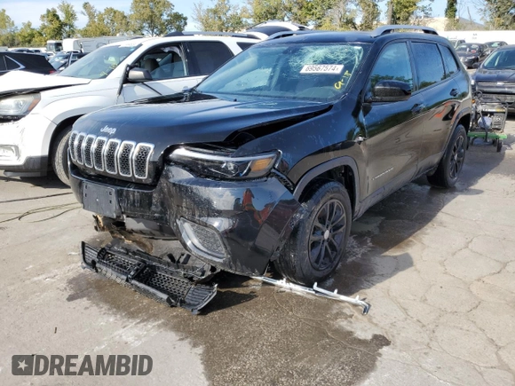 2020 Jeep Cherokee Latitude with VIN 1C4PJMCB9LD637613, listed as a Copart auction lot 69567574 with 81,009 mi miles and Salvage Title. Bid and sale history available at carsss.com. Image 1.