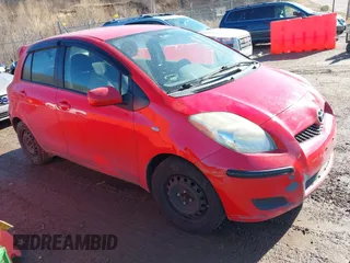 2009 Toyota Yaris with VIN JTDKT903495259976, listed as a IAAI auction lot 41670039 with 183,046 mi miles. Bid and sale history available at carsss.com. Image 1.