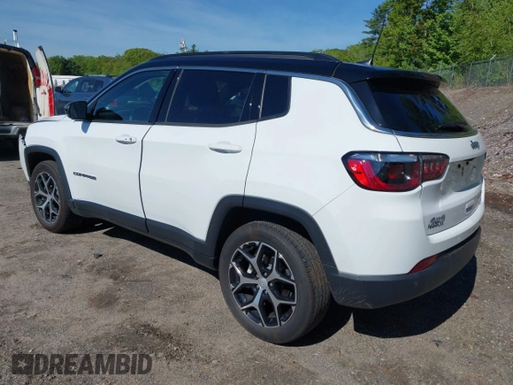 2024 Jeep Compass Limited с VIN 3C4NJDCN0RT164821, выставлен на аукционе IAAI как лот 42352628 с пробегом 8 203 миль миль и . История ставок и продаж доступна на DreamBid. Изображение 3.
