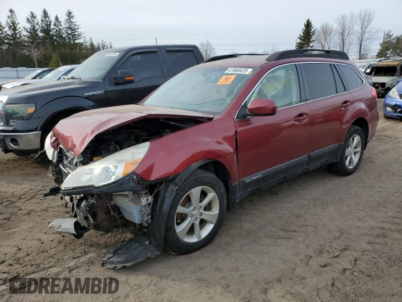 2014 Subaru Outback with VIN 4S4BRGNC0E3219827, listed as a Copart auction lot 47068425 with 356,986 mi miles and Salvage title. Bid and sale history available at DreamBid. Image 1.