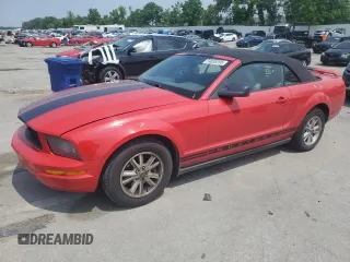 2006 Ford Mustang Standard with VIN 1ZVFT84N965122970, listed as a Copart auction lot 59030395 with 186,729 mi miles and Salvage title. Bid and sale history available at DreamBid. Image 1.