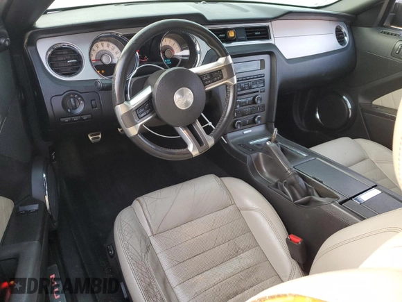 2012 Ford Mustang GT Premium with VIN 1ZVBP8CF6C5271586, listed as a Copart auction lot 83878894 with 101,016 mi miles and Salvage Title. Bid and sale history available at DreamBid. Image 8.