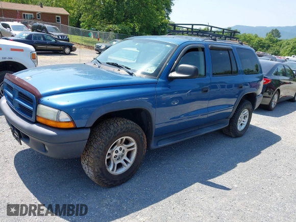 2003 Dodge Durango Sport with VIN 1D4HS38N53F510492, listed as a IAAI auction lot 42378667 with 170,968 mi miles and . Bid and sale history available at DreamBid. Image 16.