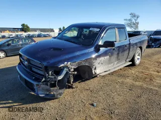 2012 Ram 1500 Sport with VIN 1C6RD7HT5CS273356, listed as a Copart auction lot 82867324 with 131,364 mi miles and Salvage title. Bid and sale history available at DreamBid. Image 1.