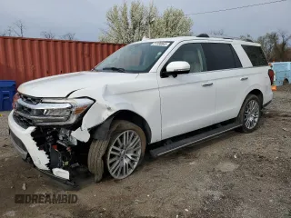 2023 Ford Expedition Limited with VIN 1FMJU2A86PEA55019, listed as a Copart auction lot 51388945 with 44,573 mi miles and Non Repairable. Bid and sale history available at carsss.com. Image 1.