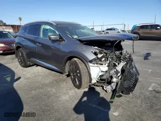 2023 Nissan Murano Platinum with VIN 5N1AZ2DJ5PC136444, listed as a Copart auction lot 77494904 with 12,391 mi miles and Salvage Title. Bid and sale history available at carsss.com. Image 4.