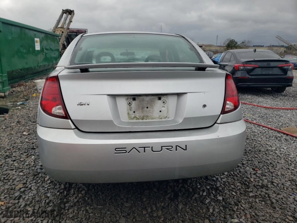 2003 Saturn ION with VIN 1G8AZ52F43Z168551, listed as a Copart auction lot 87268334 with 135,814 mi miles and Salvage Title. Bid and sale history available at carsss.com. Image 6.