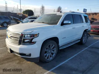 2015 Chevrolet Tahoe LTZ with VIN 1GNSCCKC3FR177176, listed as a Copart auction lot 43425335 with 116,669 mi miles and Salvage Title. Bid and sale history available at carsss.com. Image 1.