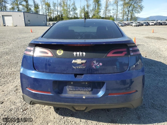 2013 Chevrolet Volt with VIN 1G1RE6E41DU117410, listed as a Copart auction lot 54067795 with 133,195 mi miles and Clean Title. Bid and sale history available at carsss.com. Image 6.