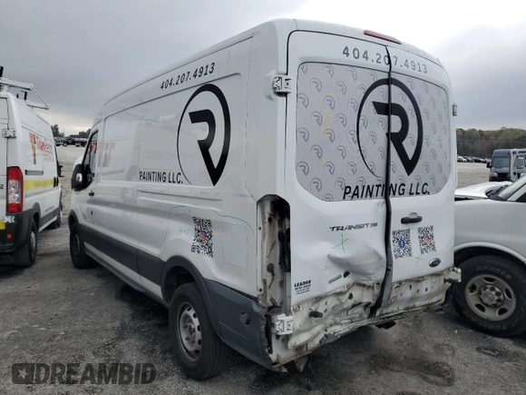 2016 Ford Transit Cargo with VIN 1FTYR2CG9GKA15172, listed as a Copart auction lot 87537575 with 214,227 mi miles and Salvage title. Bid and sale history available at DreamBid. Image 2.