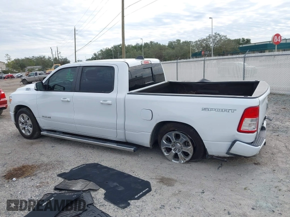 2020 Ram 1500 Big Horn with VIN 1C6RREMT2LN272790, listed as a IAAI auction lot 41340387 with 82,424 mi miles. Bid and sale history available at carsss.com. Image 14.