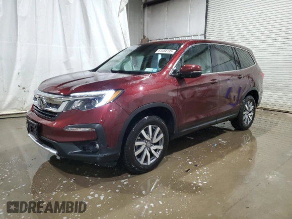 2021 Honda Pilot EX-L with VIN 5FNYF6H58MB090087, listed as a Copart auction lot 51484195 with 30,461 mi miles and Salvage Title. Bid and sale history available at carsss.com. Image 1.