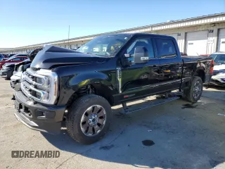 2024 Ford Super Duty F-250 SRW XL with VIN 1FT8W2BM5RED95693, listed as a Copart auction lot 89387805 with 12,322 mi miles and Salvage Title. Bid and sale history available at carsss.com. Image 1.