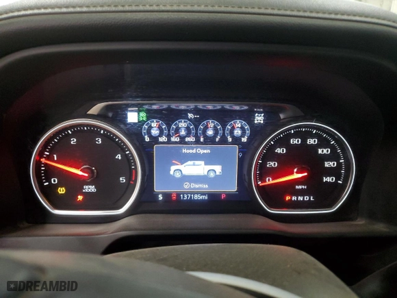 2021 Chevrolet Silverado 3500HD LTZ with VIN 1GC4YUEY6MF195556, listed as a Copart auction lot 42080565 with 137,185 mi miles and Salvage Title. Bid and sale history available at carsss.com. Image 9.