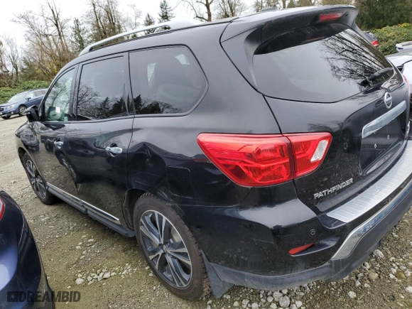 2018 Nissan Pathfinder SV with VIN 5N1DR2MMXJC617241, listed as a Copart auction lot 78005894 with NaN miles and Salvage Title. Bid and sale history available at carsss.com. Image 2.