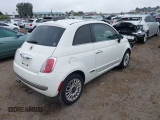 2012 FIAT 500 Lounge with VIN 3C3CFFCR9CT120173, listed as a IAAI auction lot 42438907 with 154,151 mi miles and . Bid and sale history available at DreamBid. Image 4.