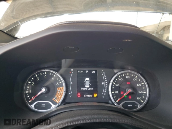 2020 Jeep Renegade Altitude with VIN ZACNJBBB2LPL45944, listed as a Copart auction lot 63150405 with 97,925 mi miles and Salvage title. Bid and sale history available at DreamBid. Image 9.