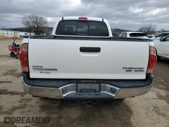 2005 Toyota Tacoma PreRunner with VIN 5TEKU72N55Z128885, listed as a Copart auction lot 46358275 with 156,104 mi miles and Non Repairable. Bid and sale history available at carsss.com. Image 6.