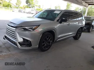 2025 Lexus TX 500h F Sport Premium with VIN 5TDABAB62SS009112, listed as a IAAI auction lot 42456147 with 2,490 mi miles and . Bid and sale history available at DreamBid. Image 18.