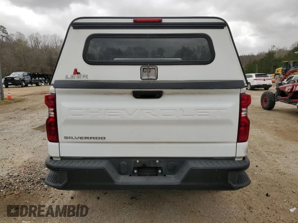 2023 Chevrolet Silverado 1500 Work Truck with VIN 3GCNAAEK0PG362855, listed as a Copart auction lot 48986485 with 154,022 mi miles and Clean Title. Bid and sale history available at DreamBid. Image 6.