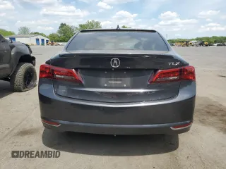 2015 Acura TLX V6 with VIN 19UUB2F38FA017772, listed as a Copart auction lot 56461695 with Not provided miles and Salvage title. Bid and sale history available at DreamBid. Image 6.