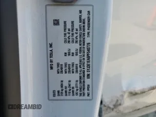 2023 Tesla Model 3 z VIN 5YJ3E1EA6PF540776, wystawiony jako Copart lot #59879575 z przebiegiem 19 320 mil mil oraz Szkoda całkowita • Salvage title. Historia ofert i sprzedaży dostępna na DreamBid. Obrazek 12.