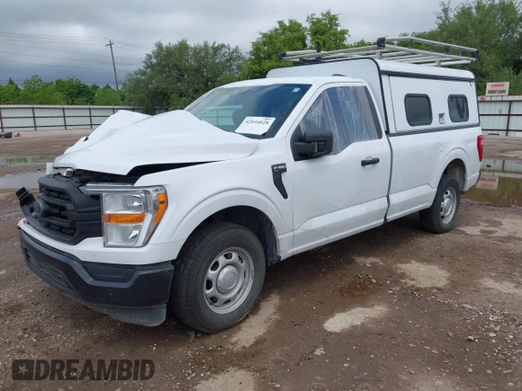 2021 Ford F-150 XL with VIN 1FTMF1CB4MKD85219, listed as a IAAI auction lot 42034028 with 115,415 mi miles and . Bid and sale history available at DreamBid. Image 2.