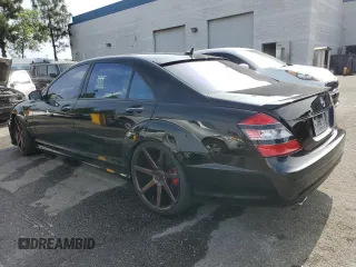 2007 Mercedes-Benz S 550 with VIN WDDNG71XX7A103152, listed as a Copart auction lot 60936705 with 106,127 mi miles and Salvage title. Bid and sale history available at DreamBid. Image 2.
