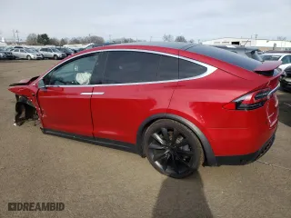 2018 Tesla Model X 75D with VIN 5YJXCDE28JF137763, listed as a Copart auction lot 45158763 with 53,320 mi miles. Bid and sale history available at carsss.com. Image 2.