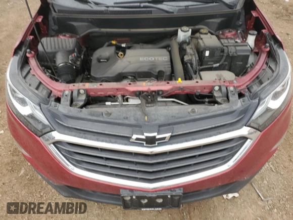 2018 Chevrolet Equinox LT with VIN 2GNAXSEV3J6352747, listed as a Copart auction lot 50538245 with 89,177 mi miles and Salvage Title. Bid and sale history available at DreamBid. Image 12.