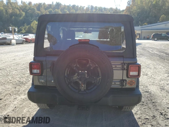 2022 Jeep Wrangler Sport with VIN 1C4HJXAG1NW227710, listed as a Copart auction lot 71744683 with 17,740 mi miles and . Bid and sale history available at DreamBid. Image 6.