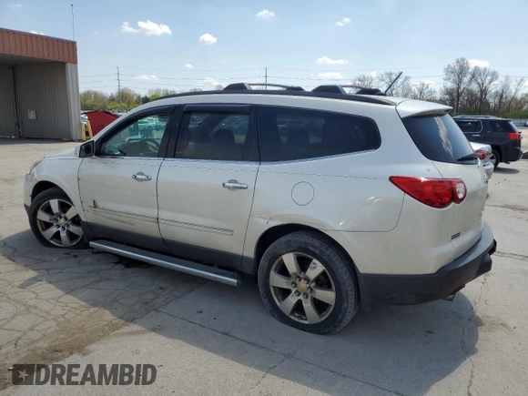 2012 Chevrolet Traverse LTZ z VIN 1GNKRLED5CJ197457, wystawiony jako Copart lot #54143415 z przebiegiem 225 609 mil mil oraz Szkoda całkowita • Salvage title. Historia ofert i sprzedaży dostępna na DreamBid. Obrazek 2.