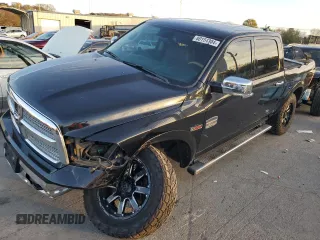 2015 Ram 1500 Laramie Longhorn with VIN 1C6RR7PM3FS572179, listed as a Copart auction lot 80154304 with 145,189 mi miles and Salvage title. Bid and sale history available at DreamBid. Image 1.