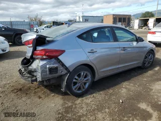 2017 Hyundai Elantra SE with VIN 5NPD84LF6HH196607, listed as a Copart auction lot 53759745 with 22,129 mi miles and Salvage Title. Bid and sale history available at carsss.com. Image 3.