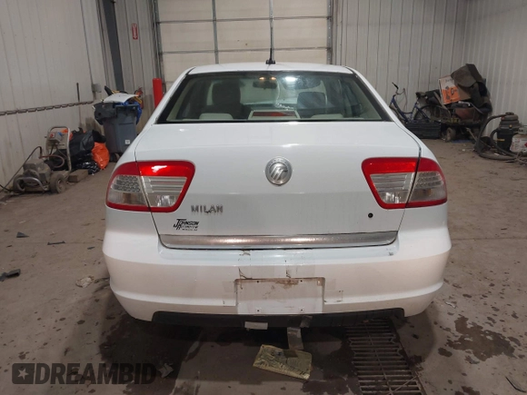 2007 Mercury Milan with VIN 3MEHM07Z37R649179, listed as a IAAI auction lot 40904291 with 92,282 mi miles. Bid and sale history available at carsss.com. Image 16.