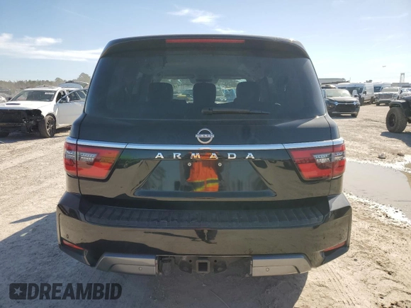 2021 Nissan Armada SV z VIN JN8AY2AD7M9661699, wystawiony jako Copart lot #47533705 z przebiegiem 88 535 mil mil oraz Szkoda całkowita • Salvage title. Historia ofert i sprzedaży dostępna na DreamBid. Obrazek 6.