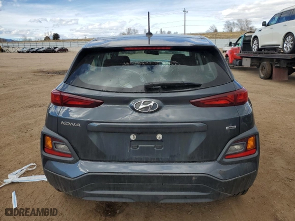 2021 Hyundai Kona SE with VIN KM8K1CAA8MU634813, listed as a Copart auction lot 45890835 with 77,053 mi miles and Salvage Title. Bid and sale history available at carsss.com. Image 6.