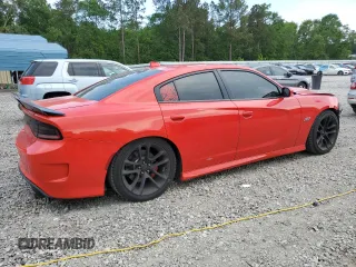 2020 Dodge Charger Scat Pack z VIN 2C3CDXGJ0LH121673, wystawiony jako Copart lot #54007845 z przebiegiem 73 071 mil mil oraz Szkoda całkowita • Salvage title. Historia ofert i sprzedaży dostępna na DreamBid. Obrazek 3.