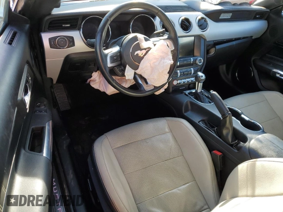 2016 Ford Mustang EcoBoost with VIN 1FA6P8TH6G5274862, listed as a Copart auction lot 44848775 with Not Provided miles and Salvage Title. Bid and sale history available at carsss.com. Image 8.