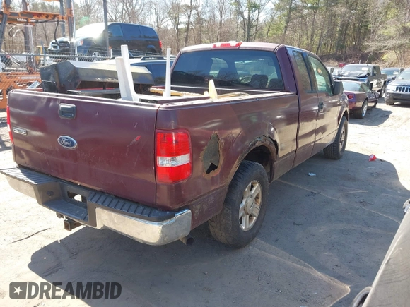 2004 Ford F-150 STX with VIN 1FTRX12W94NA63973, listed as a IAAI auction lot 41784012 with 248,675 mi miles. Bid and sale history available at carsss.com. Image 4.