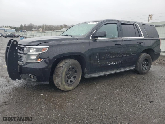 2017 Chevrolet Tahoe Commercial with VIN 1GNSKDEC4HR294949, listed as a Copart auction lot 51590655 with 114,569 mi miles and Salvage Title. Bid and sale history available at carsss.com. Image 1.