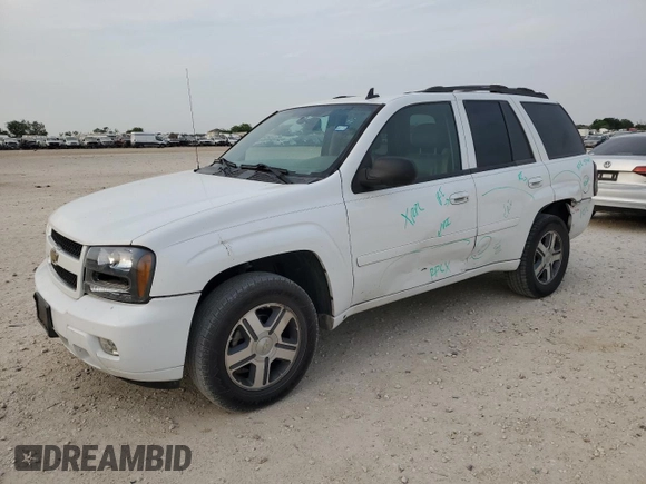 2007 Chevrolet TrailBlazer LS with VIN 1GNDS13SX72225563, listed as a Copart auction lot 53538825 with 221,239 mi miles and Salvage Title. Bid and sale history available at DreamBid. Image 1.
