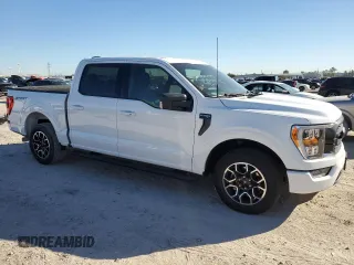 2022 Ford F-150 XL with VIN 1FTEW1CP6NKE73271, listed as a Copart auction lot 74368044 with 34,944 mi miles and Clean Title. Bid and sale history available at carsss.com. Image 4.