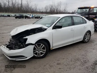 2015 Volkswagen Jetta Sport with VIN 3VWB17AJ9FM213344, listed as a Copart auction lot 85494874 with 136,572 mi miles and Salvage title. Bid and sale history available at DreamBid. Image 1.