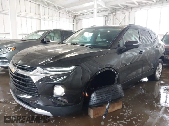 2019 Chevrolet Blazer with VIN 3GNKBGRS9KS590542, listed as a IAAI auction lot 42443212 with 94,264 mi miles and . Bid and sale history available at DreamBid. Image 2.