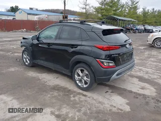 2023 Hyundai Kona SEL with VIN KM8K6CAB5PU941273, listed as a IAAI auction lot 41807072 with 30,473 mi miles. Bid and sale history available at carsss.com. Image 3.