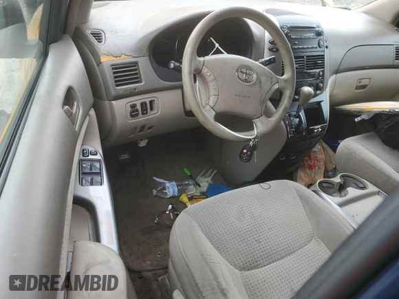 2006 Toyota Sienna LE with VIN 5TDBA23C06S057070, listed as a Copart auction lot 52540265 with 278,454 mi miles and Salvage Title. Bid and sale history available at DreamBid. Image 8.