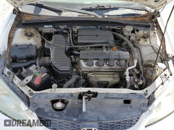 2005 Honda Civic LX with VIN 1HGEM21585L053259, listed as a Copart auction lot 76639324 with 131,516 mi miles and Clean Title. Bid and sale history available at DreamBid. Image 11.