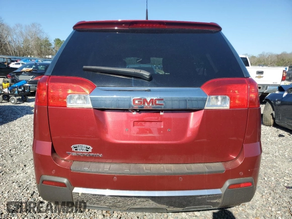 2010 GMC Terrain SLT-2 with VIN 2CTALHEW0A6309794, listed as a Copart auction lot 48592345 with 165,712 mi miles and Salvage Title. Bid and sale history available at carsss.com. Image 6.