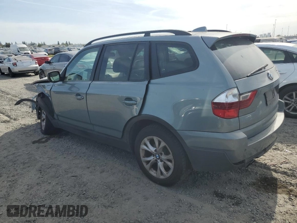 2010 BMW X3 xDrive30i with VIN WBXPC9C49AWJ34628, listed as a Copart auction lot 53161415 with 174,174 mi miles and Salvage Title. Bid and sale history available at DreamBid. Image 2.